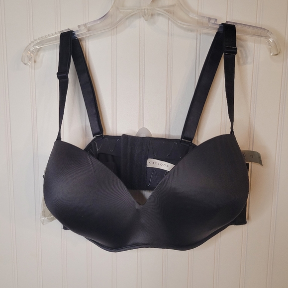 Cacique NWT multi-way black bra sz 44D - Picture 1 of 5